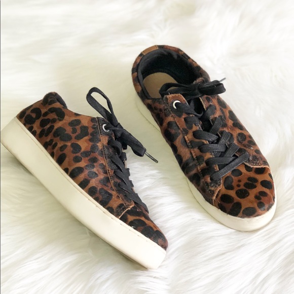 m&s leopard print trainers